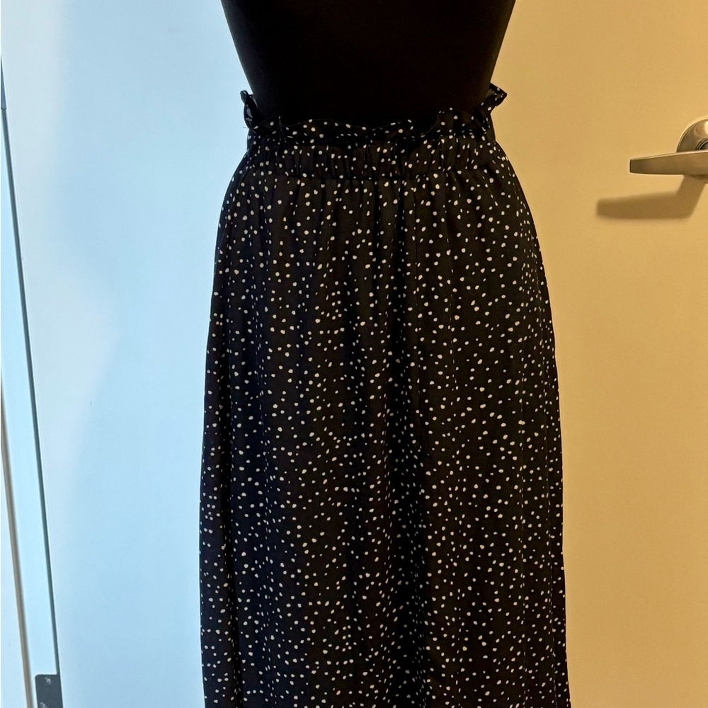 Polka Dot Black Skirt